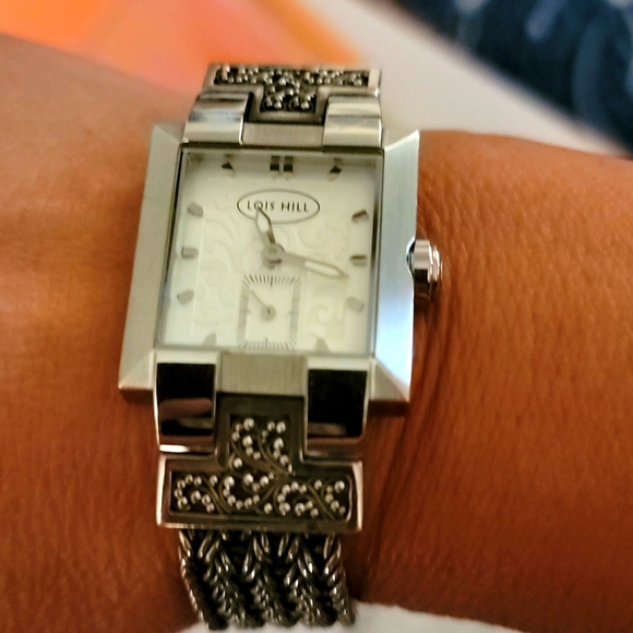 Lois Hill sterling silver watch main image 4